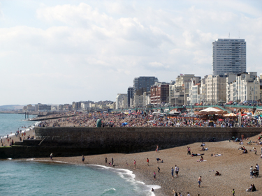The beach