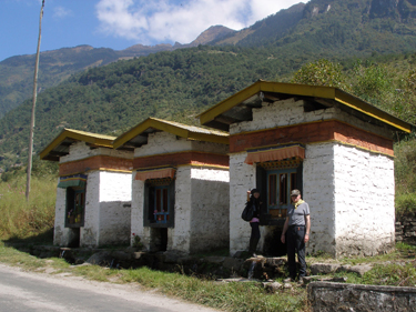 Derek & prayer wheels