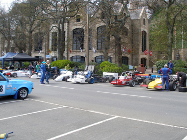 Hill climb competitors