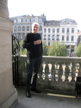 Derek on balcony