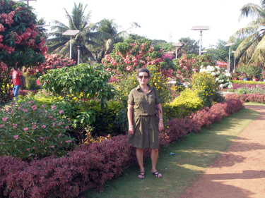 Sheila in gardens