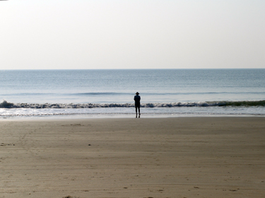 Derek paddling