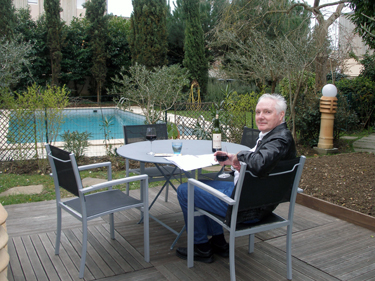 Derek in garden