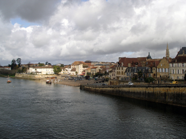View of town from bridge