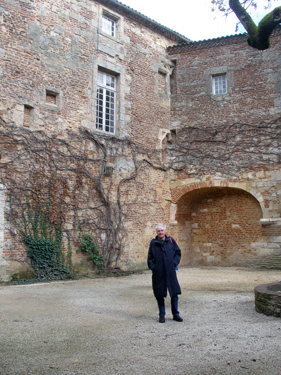 Derek in courtyard