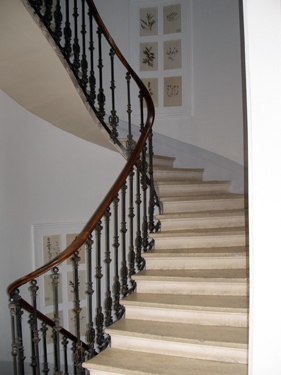 Marble spiral staircase