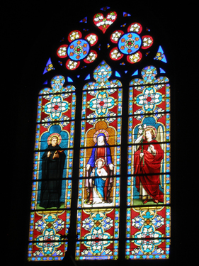 Stained glass window