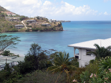 Morne Rouge Bay from above