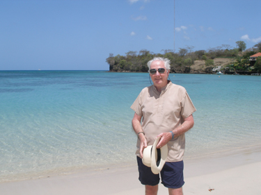 Derek on beach