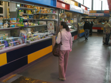Sheila in the covered market