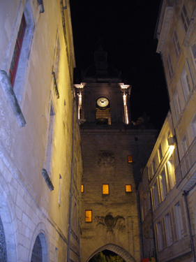 The Big Clock at night