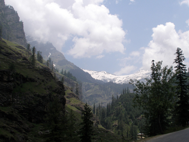 Snowy peaks