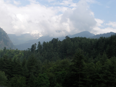 Snowy peaks