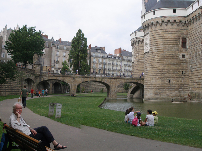 Castle moat & Derek