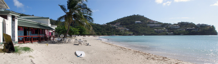 Panoramic view of Morne Rouge Bay