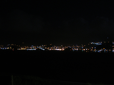 Lights across Grand Anse bay