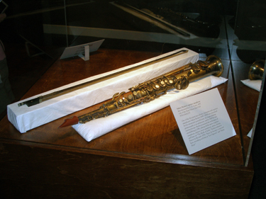 Sidney Bechet's saxophone