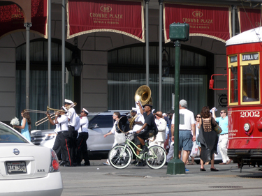 Brass band parade