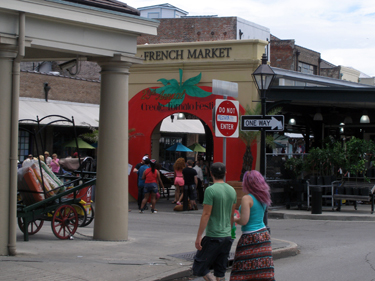 Entrance to the French market