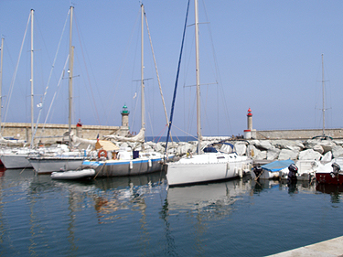 Entrance to old port