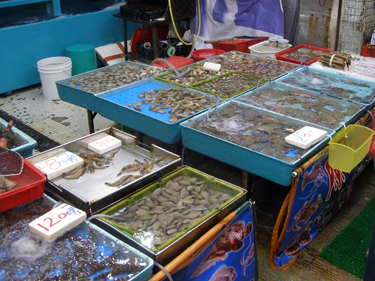 Live seafood