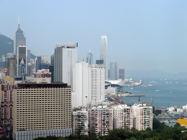 View from hotel room