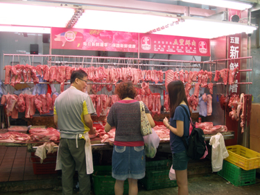 Butcher's stall