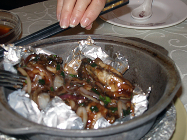 Baked oysters