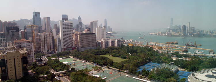 View from hotel room