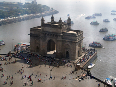 Gateway to India from hotel room
