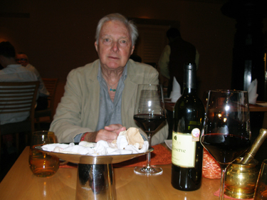 Derek in hotel restaurant
