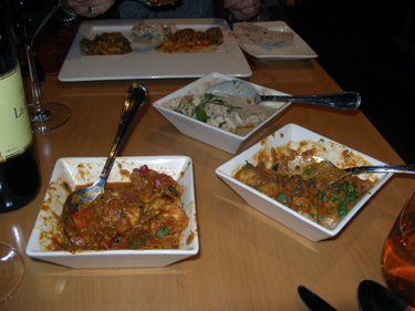Last dinner in India