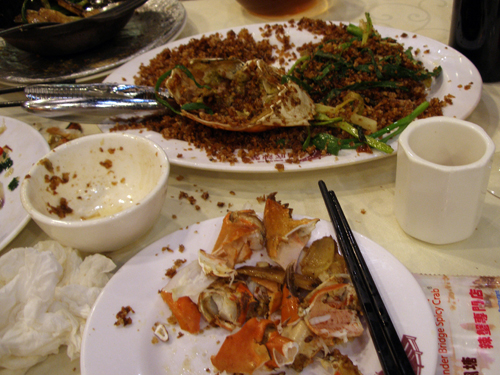 Crab all gone