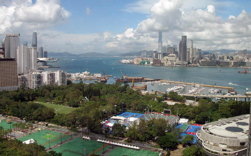 View from hotel room