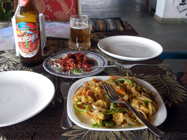 Food at the beach