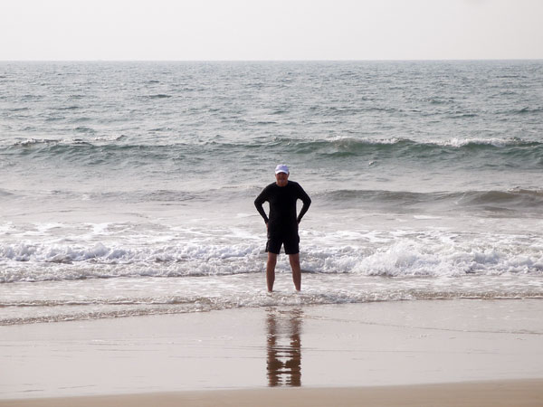 Derek at beach