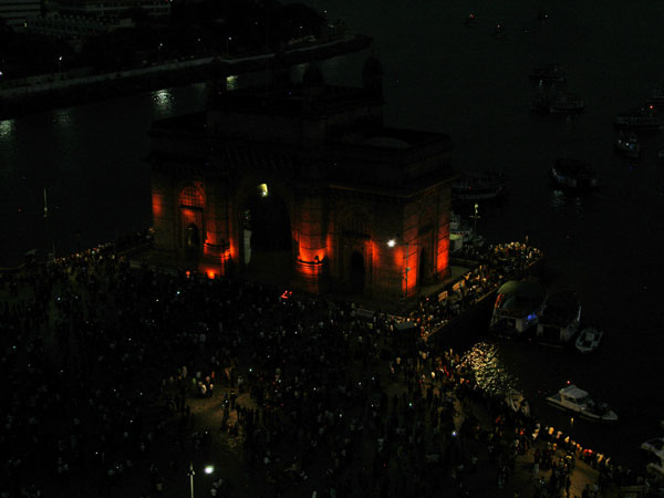 Gateway at night