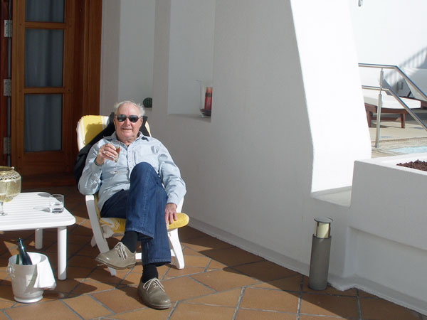 Derek on terrace