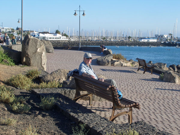Derek on promenade
