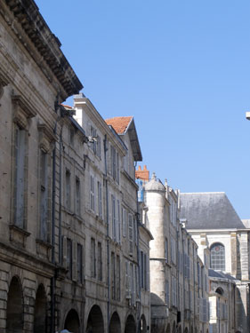 Old buildings in the town