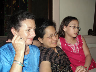 Group in local restaurant
