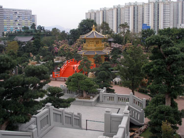Garden adjacent to Chi Lin nunnery at Diamond Hill