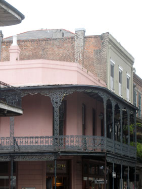 Old buildings in French Quarter