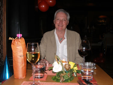 Derek at dinner